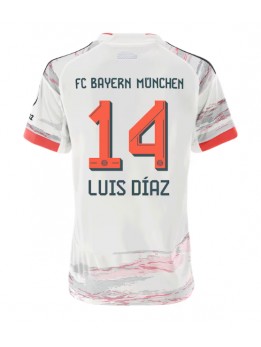 Bayern Munich Luis Diaz #14 Replika Borta Kläder Dam 2025-26 Kortärmad